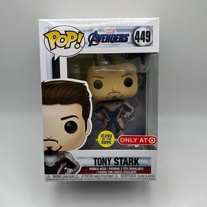 VAULTED Avengers Endgame Tony Stark (Glow) 449 Funko Pop